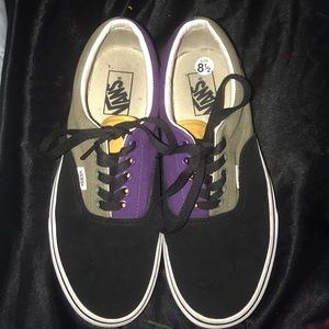 Color block vans in good condition